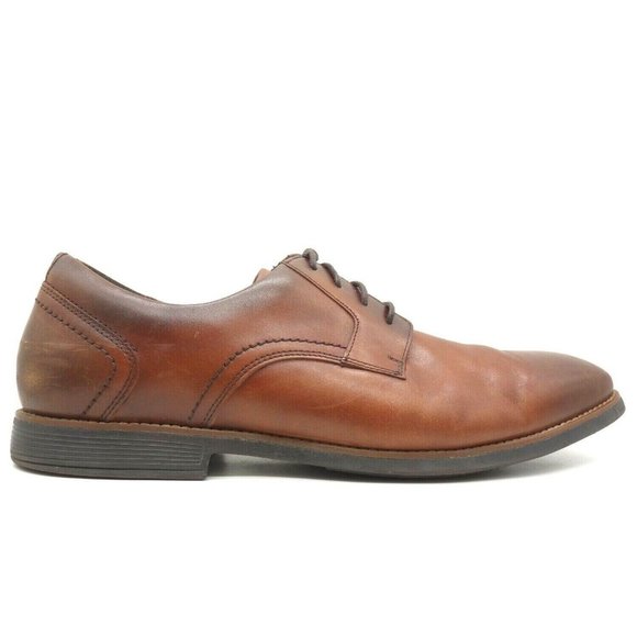 Rockport Brown Leather Lace Up Dress Oxfords Shoes Men\'s 13 W main image 12